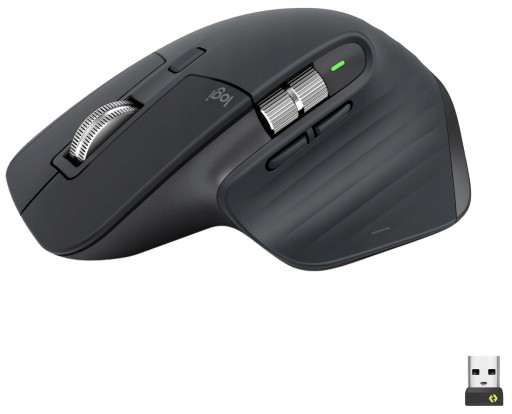 Zdjęcie oferty: Myszka Logitech MX Master 3S  z nano odbiornikiem USB + ETUI twarde