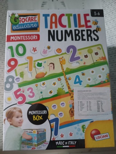 Zdjęcie oferty: Zabawka edukacytdla dzieci Tactile Numbers 