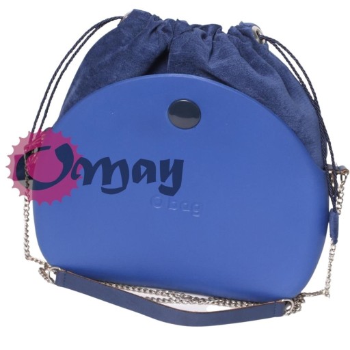 Zdjęcie oferty: Granatowy organizer worek do Obag MOON LIGHT welur atrament komin ML OMAY