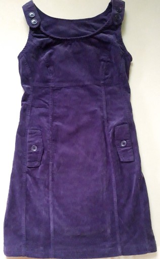 Zdjęcie oferty: Sukienka sztruks fioletowa rozmiar 36