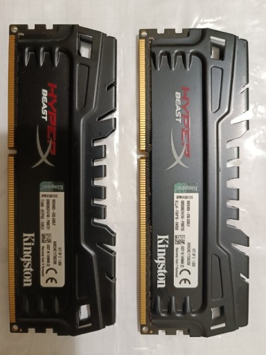 Zdjęcie oferty: HyperX Beast Kingston 2x4GB RAM