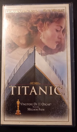 Zdjęcie oferty: TITANIC,  VHS, film po wlosku, dla kolekcjonerow