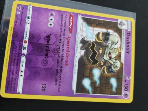 Zdjęcie oferty: Vivid Voltage - Dusknoir rare Reverse Holo