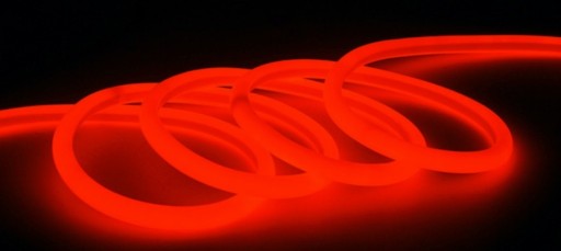 Zdjęcie oferty: Taśma Neon Flex LED 360° Kolor czerwony 1M