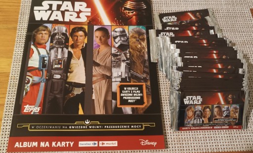 Zdjęcie oferty: Star Wars Przebudzenie mocy Karty i album Unikat 