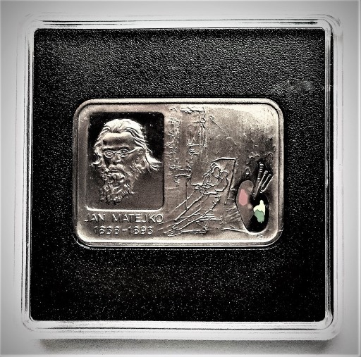 Zdjęcie oferty: Jan Matejko -srebrna moneta kolekjonerska 2002 r