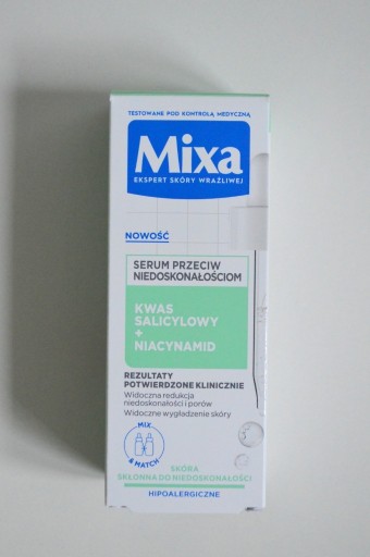 Zdjęcie oferty: Mixa Lab serum przeciw niedoskonałościom Niacynami