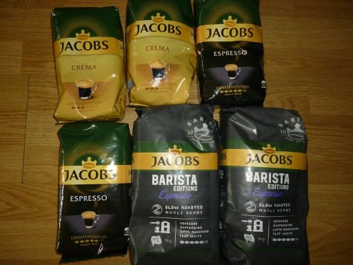 Zdjęcie oferty: 4 kg kawy Jacobs w ziarnach 