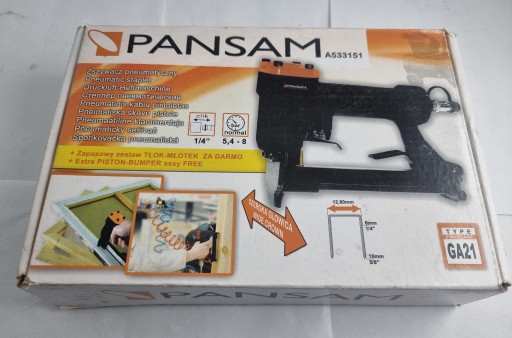 Zdjęcie oferty: Zszywacz pneumatyczny Pansan tapic 6-16mm A533151