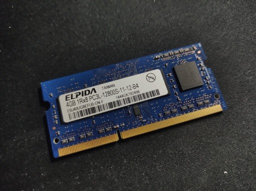 Zdjęcie oferty: Pamięć RAM ELPIDA4GB 1Rx8 PCL3 12800S 11 12 DDR3 