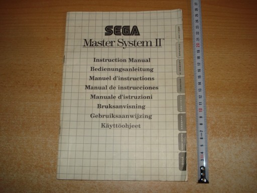 Zdjęcie oferty: Instrukcja Sega Master System II 