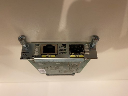 Zdjęcie oferty: KARTA ROZSZERZEŃ CISCO EHWIC-1GE-SFP-CU SFP GE 1G