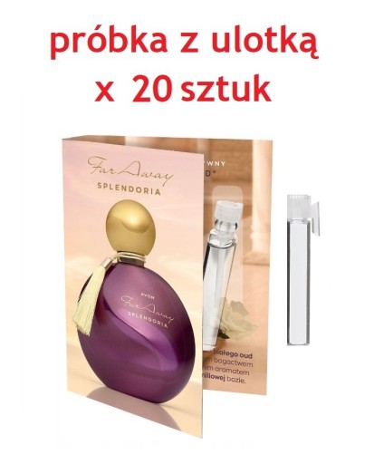 Zdjęcie oferty: Avon Far Away Splendoria PRÓBKA z ulotką -20 szt