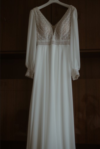 Zdjęcie oferty: Suknia ślubna w stylu Boho, rozm. M
