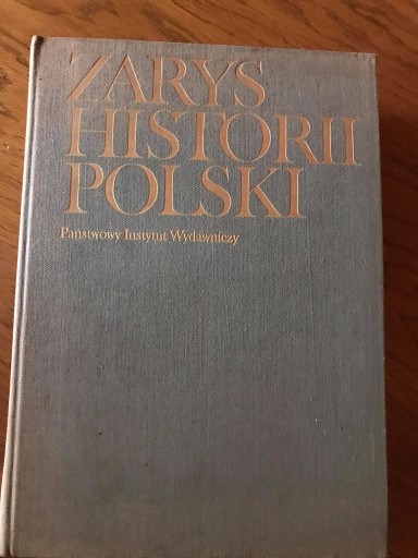 Zdjęcie oferty: Zarys Historii Polski- J.Tazbir PIW 1980