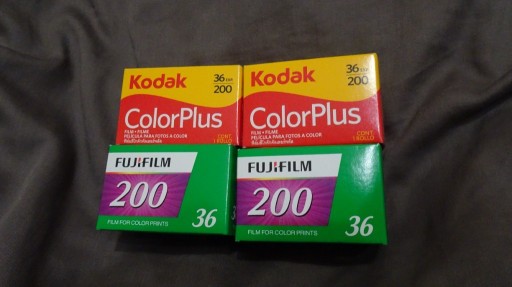 Zdjęcie oferty: Kodak ColorPlus, Fujifilm 200, 4x36 klatek