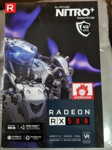 Zdjęcie oferty: Radeon RX 580 Nitro+ 4 GB 