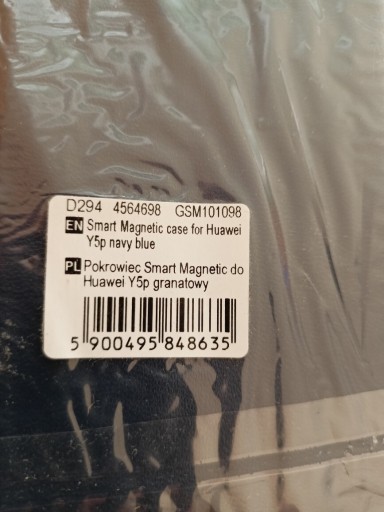 Zdjęcie oferty: Pokrowiec smar magnetic Huawei Y5p granatowy 