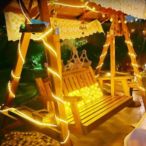 Zdjęcie oferty: Girlanda Taśma Sznur LED Solarna 10m 100Led Złoty 