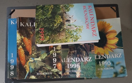 Zdjęcie oferty: Kalendarz rolników 1995,1996,1997,1998,1999,2000
