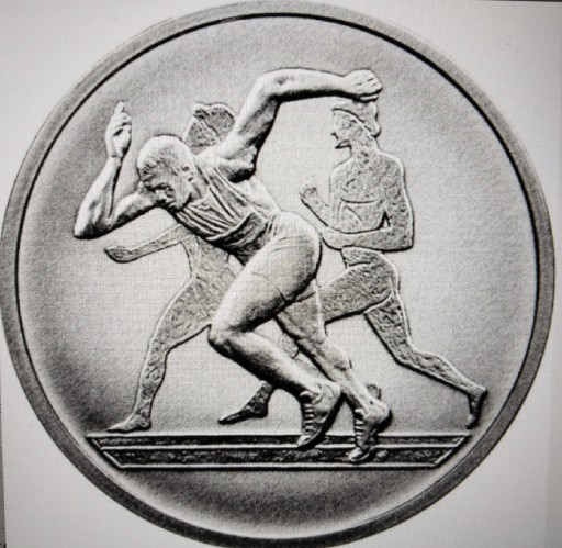 Zdjęcie oferty: Grecja 10 euro Ateny 2004 r srebro 925 waga 34 gr