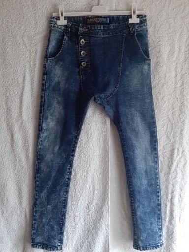 Zdjęcie oferty: Spodnie niebieskie jeans baggy Junior Boys Denim