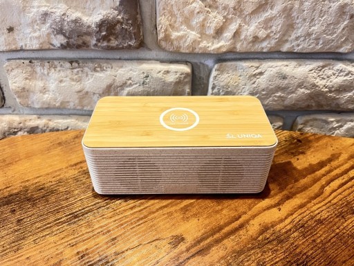 Zdjęcie oferty: Wielofunkcyjny Głośnik Bluetooth z Ładowarką Indukcyjną Trecam 6546 - 2w1!