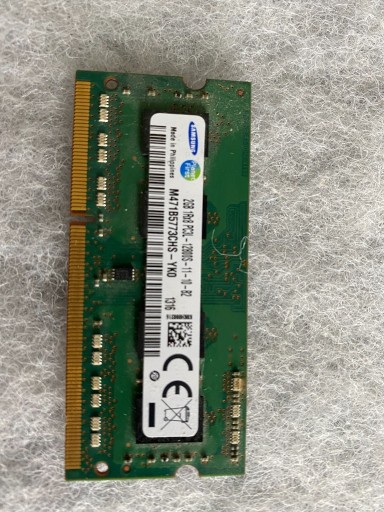 Zdjęcie oferty: 2gb laptop RAM memory Samsung  M471B5773CHS-YKO