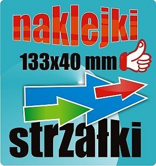 Zdjęcie oferty: Strzałka, hydraulik, naklejka na rury. 133x40