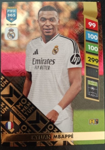 Zdjęcie oferty: Karta Momentum Kylian Mbappe 2025 Panini FIFA 365 Adrenalin XL