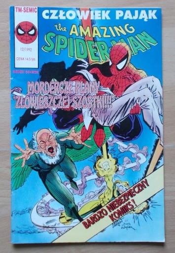 Zdjęcie oferty: TM-Semic THE AMAZING SPIDER-MAN nr 12/1992 bdb