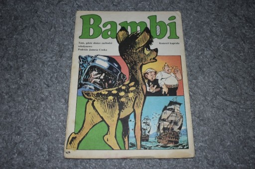 Zdjęcie oferty: Komiks PRL Bambi Podróże Cooka Koncert Kaprala