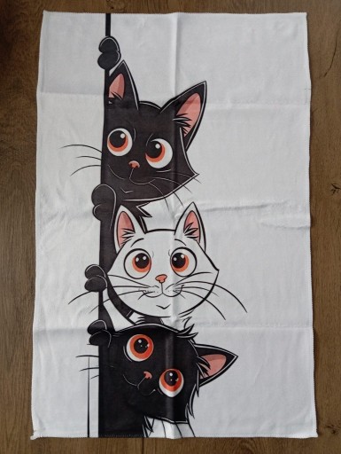 Zdjęcie oferty: 2 ścierki kuchenne z uroczymi kotami