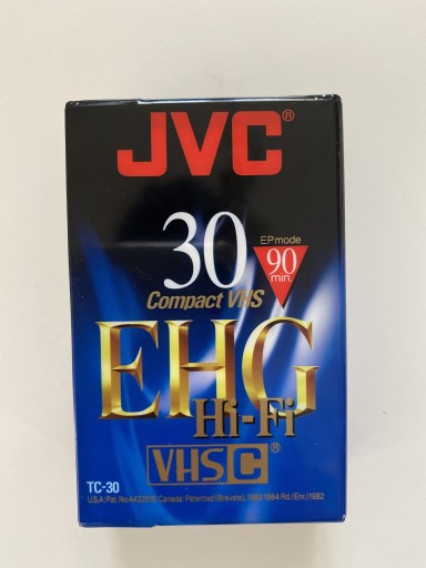 Zdjęcie oferty: Nośnik VHS JVC EHG30 TC-30EHG