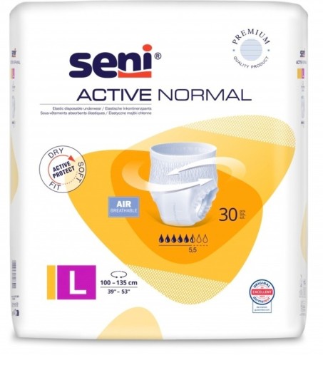 Zdjęcie oferty: Majtki chłonne Seni Active Normal L 30 sztuk 