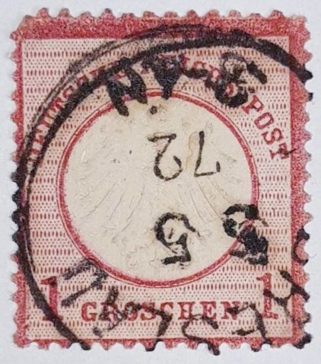 Zdjęcie oferty: Niemcy, Deutsche Reichs. Znaczek Mi 4, 1872 r.
