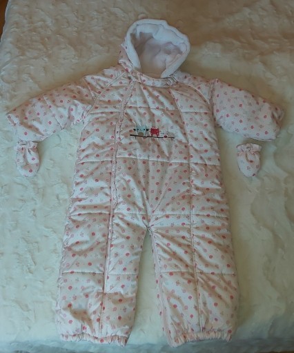 Zdjęcie oferty: Kombinezon zimowy + rękawiczki 86cm Mothercare