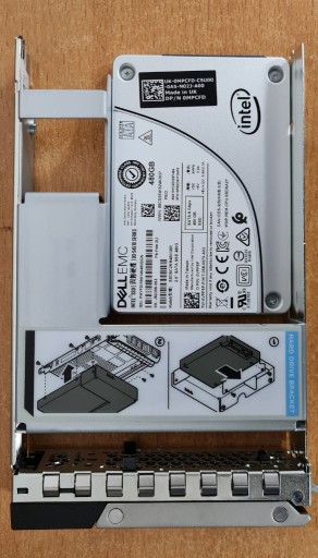 Zdjęcie oferty: DELL 480GB SSD D3-S4510 6Gbps512e 2.5in3.5Hot Plug