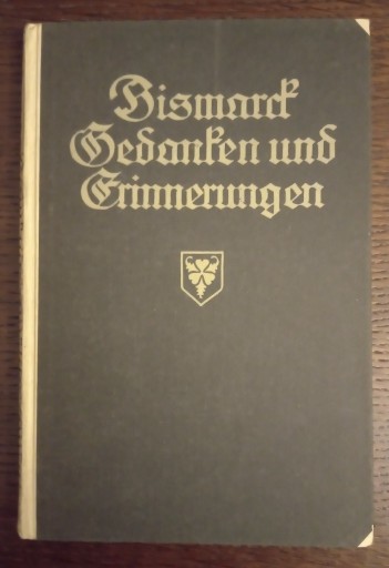 Zdjęcie oferty: Gedanken und Erinnerungen - Otto von Bismarck