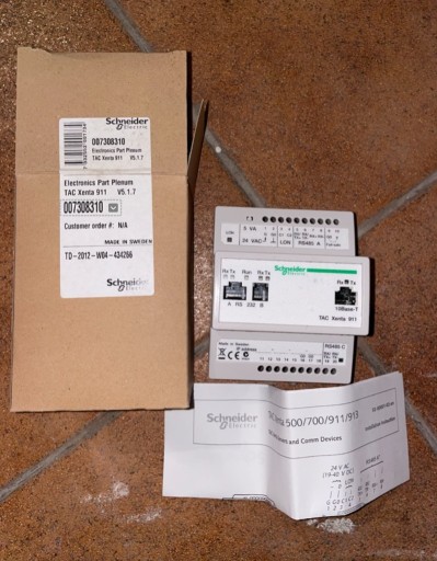 Zdjęcie oferty: Schneider Electric Tac Xenta 911 V5.1.7 - 00730310