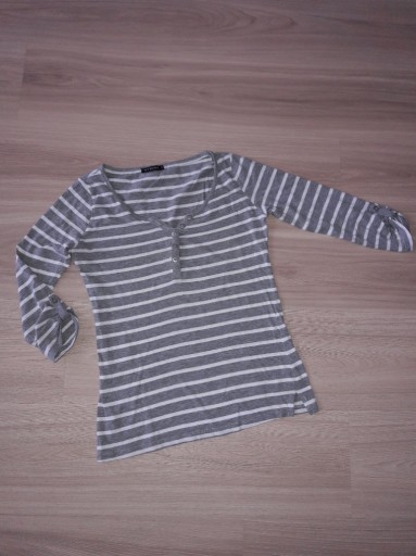 Zdjęcie oferty: Szara bluzeczka w paski Terranova r.S