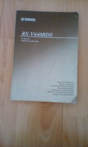 Zdjęcie oferty: yamaha rx-v 440rds instrukcja 