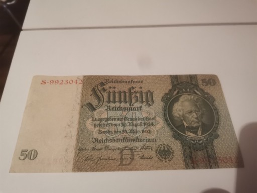 Zdjęcie oferty: Banknot 50 Marek 1933 r