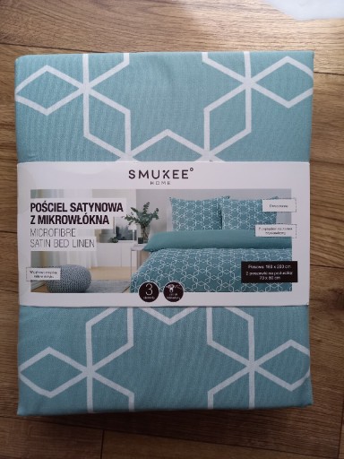 Zdjęcie oferty: Pościel satynowa z mikrowłókna 160x200 SMUKEE 