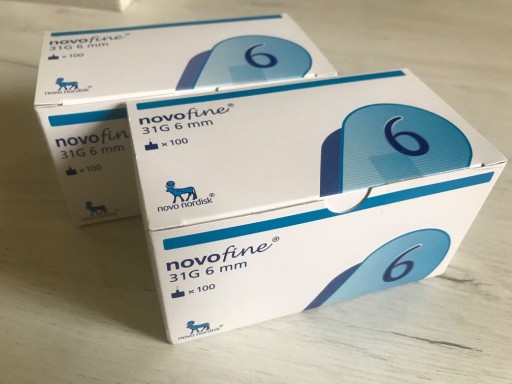 Zdjęcie oferty: Igły Novo Nordisk Novofine 6 0,25x6mm 100szt