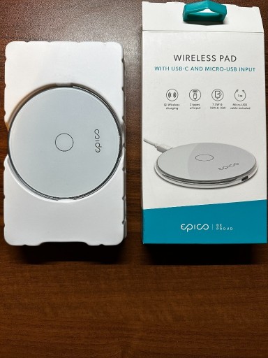 Zdjęcie oferty: Epico Wireless Pad White - ładowarka indukcyjna