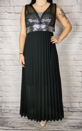 Zdjęcie oferty: Sukienka Suknia wieczorowa tiul plisa włoska długa