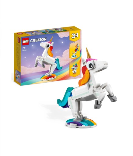 Zdjęcie oferty: LEGO 31140 Creator 3w1 Magiczny jednorożec