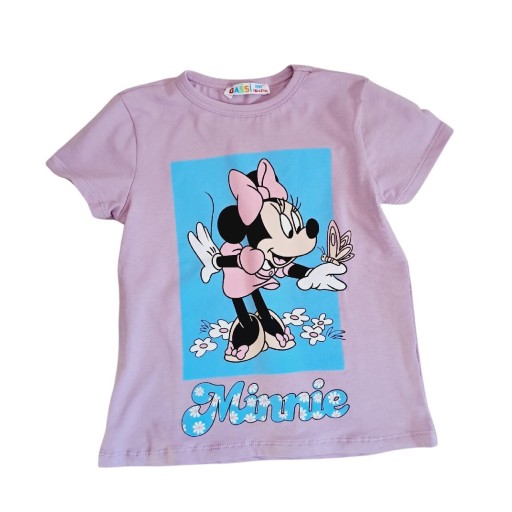Zdjęcie oferty: T-shirt Minnie w kolorze liliowym rozm 128cm