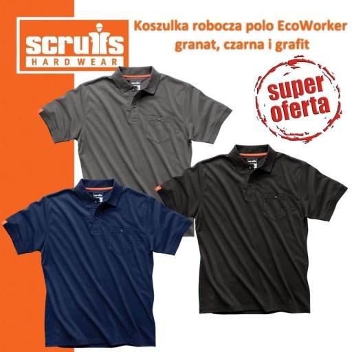 Zdjęcie oferty: Koszulka robocza polo Scruffs Eco Worker